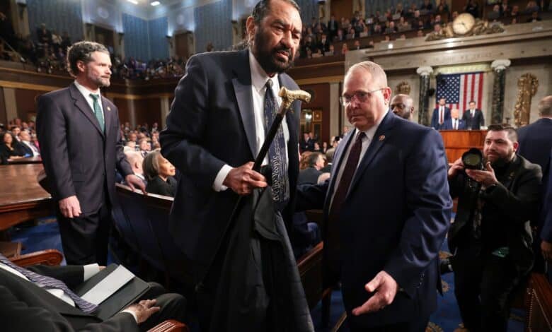 Long before being started from Trump's speech, representative Al Green called for the president's indictment