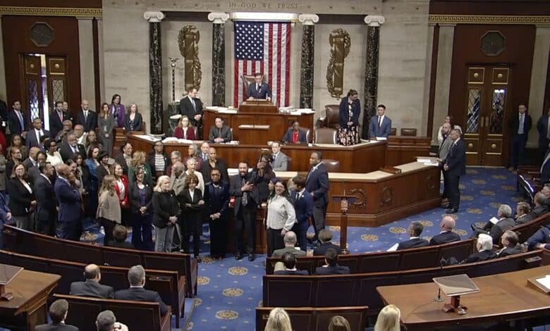 The howling match bursts at home after the vote to censor Democrat Al Green