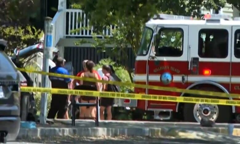 2 children, 1 adult struck by the car outside the preschool church in Sullivan's Island, Southern Caroline