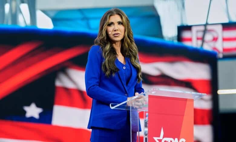 Noem exploded "weak" European leaders, strains for conservative candidates in Poland